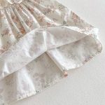 【66-130cm】ロンパースorワンピース ベビー 姉妹服 フラワー柄 - 画像 (20)