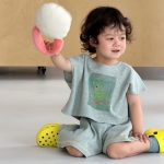 【73-110cm】セットアップ ベビー ひんやり 韓国風 - 画像 (6)