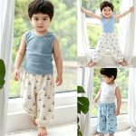 【73-100cm】ゴムすそパンツ ベビー カートゥーン 薄手 - 画像 (3)