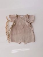 【66-100cm】ロンパース ベビー 4色選べる 無地 - 画像 (7)