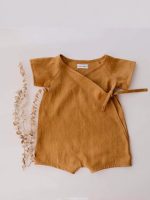 【66-100cm】ロンパース ベビー 4色選べる 無地 - 画像 (9)