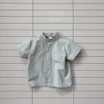 【73-120cm】セットアップ ベビー スタンドカラー シンプル - 画像 (7)