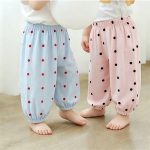 【73-100cm】パンツ ベビー ドット柄 ゆったり - 画像 (3)