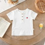 【73-100cm】半袖Ｔシャツ ベビー 刺繍 シンプル - 画像 (4)