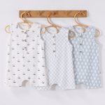【66-90cm】ロンパース ベビー ノースリープ 薄手 - 画像 (5)