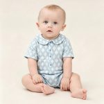 【66-90cm】ロンパース ベビー 折り襟 履きやすい - 画像 (3)