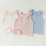 【73-100cm】ベスト ベビー フリル カジュアル お出かけに - 画像 (7)