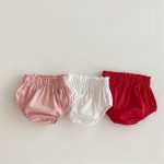 【66-100cm】パンツ ベビー 無地 かわいい - 画像 (3)