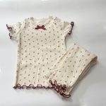 【80-120cm+親サイズ】ルームウェア セットアップ シンプル 韓国風 - 画像 (7)