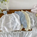 【73-100cm】カーディガン ベビー 無地 通気性拔群 - 画像 (13)