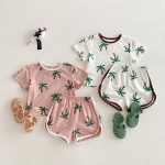 【80-130cm】セットアップ キッズ カジュアル かわいい - 画像 (2)