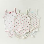 【66-90cm】ロンパース ベビー ドット柄 フルーツ - 画像 (7)