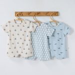 【66-90cm】ロンパース ベビー シンプル カジュアル - 画像 (8)
