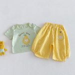 【73-120cm】パンツ ベビー チェック柄 フルーツ - 画像 (6)