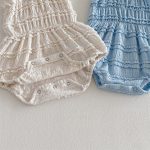 【66-90cm】ロンパース ベビー キャミソール レース フリル - 画像 (9)