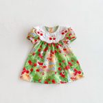 【80-130cm】ワンピース 女の子 刺繍 スウィート かわいい - 画像 (9)