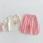 【73-120cm】パンツ ベビー チェック柄 フルーツ - 画像 (5)