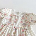 【80-130cm】ワンピース 女の子 花柄 フリル スウィート - 画像 (11)