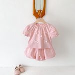 【80-130cm】セットアップ 女の子 リボン付き スウィート - 画像 (10)