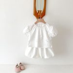 【80-130cm】セットアップ 女の子 リボン付き スウィート - 画像 (11)