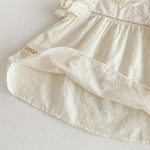 【80-130cm】ワンピース 女の子 透かし フリルスリーブ - 画像 (15)