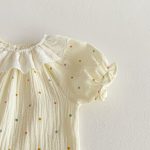 【80-130cm】ルームウェア 女の子 ドット柄 フリル - 画像 (11)