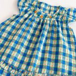 【80-130cm】ワンピース 女の子 チェック柄 フリルスリーブ - 画像 (13)