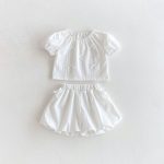 【80-130cm】セットアップ 女の子 リボン付き スウィート - 画像 (13)