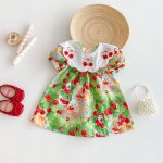 【80-130cm】ワンピース 女の子 刺繍 スウィート かわいい - 画像 (4)