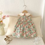 【80-130cm】ワンピース 女の子 折り襟 イチゴ - 画像 (8)