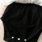 【66-90cm】ロンパース ベビー ブラック ワンピース風 - 画像 (9)