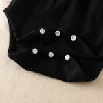 【66-90cm】ロンパース ベビー ブラック ワンピース風 - 画像 (12)