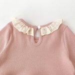 【66-90cm】ロンパース 可愛い 蝶結び ピンク ベビー服 - 画像 (12)