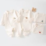 【66-90cm】カバーオール ベビー カートゥーン ジャカード