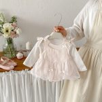 【66-90cm】ロンパース＆ドットロン ベビー 蝶結び チュール - 画像 (6)