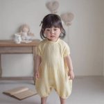 【66-90cm】ロンパース ベビー 二重ガーゼ 柔らかい - 画像 (5)