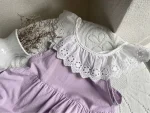 【66-90cm】ロンパース ベビー レース襟 ノースリープ - 画像 (24)