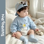 【66-90cm】ロンパース ベビー ペンギン かわいい - 画像 (3)