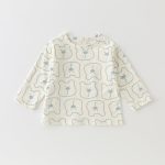 【73-100cm】カバーオール ベビー デニム くま長袖 - 画像 (4)