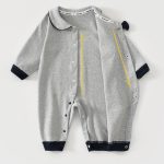 【66-90cm】カバーオール ベビー 折り襟 学院風 - 画像 (6)