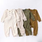 【66-90cm】カバーオール ベビー 北欧風 ポニー 刺繍 - 画像 (3)
