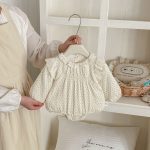 【66-90cm】ロンパース ベビー スイート 花柄レース - 画像 (5)