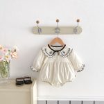 【66-90cm】ロンパース ベビー レトロ 刺繡 可愛い - 画像 (5)