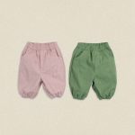 【73-110cm】パンツ 韓国風 カジュアル 無地