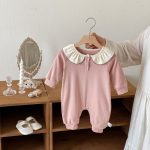 【66-90cm】ロンパースorカバーオール ベビー 前ボタン チュール - 画像 (6)