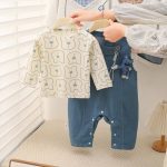【73-100cm】カバーオール ベビー デニム くま長袖 - 画像 (6)