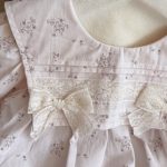 【66-100cm】ロンパース ベビー レース 蝶結び 小花柄 - 画像 (5)