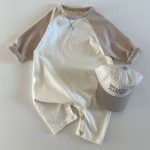 【66-90cm】カバーオール ベビー 配色 3色選べる - 画像 (11)