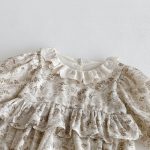 【66-90cm】ロンパース ベビー リーフ柄 お出かけに - 画像 (7)