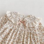 【66-90cm】ロンパース ベビー 韓国風 小花柄 - 画像 (6)